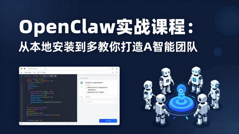 （17883期）OpenClaw实战课程：从本地安装到多Agent协同，手把手教你打造AI智能团队-深海鱼