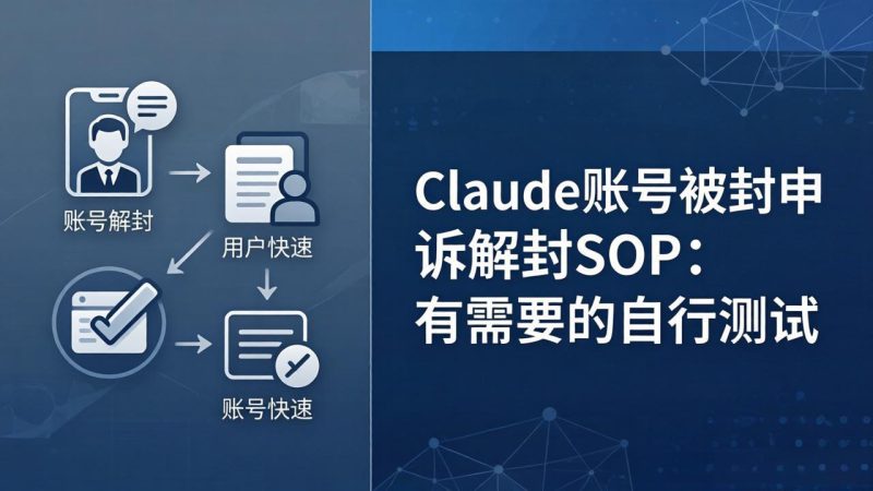 （17980期）Claude账号被封申诉解封SOP：有需要的自行测试-深海鱼