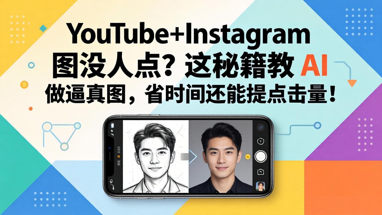 （17911期）YouTube+Instagram 图没人点？这秘籍教 AI 做逼真图，省时间还能提点击量（17911期）YouTube+Instagram 图没人点？这秘籍教 AI 做逼真图，省时间还能提点击量-深海鱼