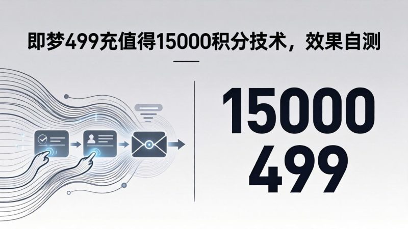 （18093期）即梦499充值得15000积分技术，效果自测-深海鱼
